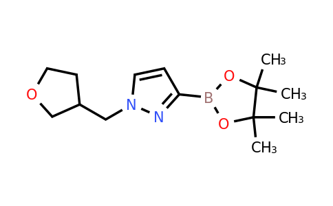 CAS 2246449-36-3 | 1-(tetrahydrofuran-3-ylmethyl)-3-(4,4,5,5-tetramethyl-1,3,2-dioxaborolan-2-yl)pyrazole