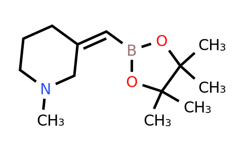 CAS 2246492-91-9 | (3Z)-1-methyl-3-[(4,4,5,5-tetramethyl-1,3,2-dioxaborolan-2-yl)methylene]piperidine