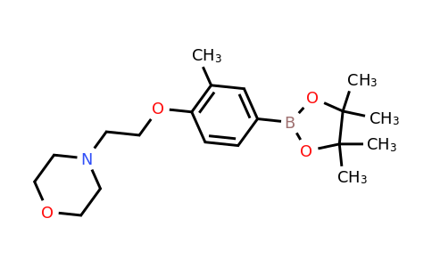 CAS 2246738-88-3 | 4-{2-[2-methyl-4-(tetramethyl-1,3,2-dioxaborolan-2-yl)phenoxy]ethyl}morpholine