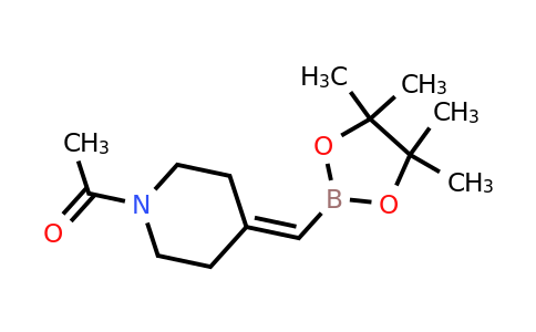 CAS 2246762-71-8 | 1-[4-[(4,4,5,5-tetramethyl-1,3,2-dioxaborolan-2-yl)methylene]-1-piperidyl]ethanone
