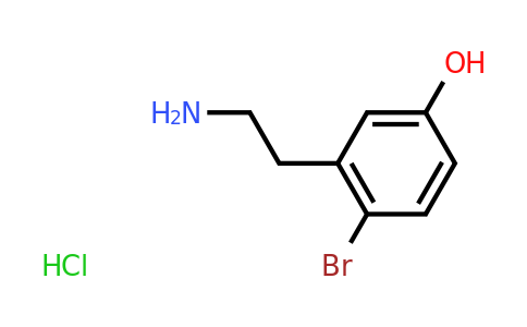 CAS 2247106-55-2 | 3-(2-Amino-ethyl)-4-bromo-phenol hydrochloride