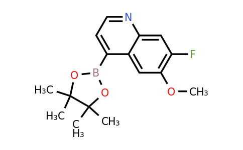 CAS 2248157-24-4 | 7-fluoro-6-methoxy-4-(4,4,5,5-tetramethyl-1,3,2-dioxaborolan-2-yl)quinoline
