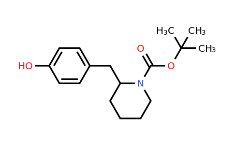 CAS 2248350-08-3 | tert-butyl 2-[(4-hydroxyphenyl)methyl]piperidine-1-carboxylate