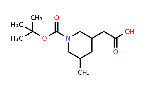 CAS 2248368-63-8 | 2-(1-tert-butoxycarbonyl-5-methyl-3-piperidyl)acetic acid