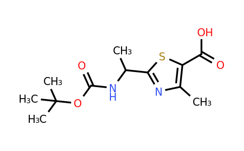 CAS 2248382-93-4 | 2-(1-{[(tert-butoxy)carbonyl]amino}ethyl)-4-methyl-1,3-thiazole-5-carboxylic acid