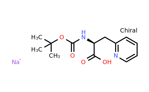 CAS 2249800-93-7 | (2S)-2-(tert-butoxycarbonylamino)-3-(2-pyridyl)propanoic acid;sodium salt