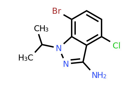 CAS 2249975-75-3 | 7-bromo-4-chloro-1-isopropyl-indazol-3-amine