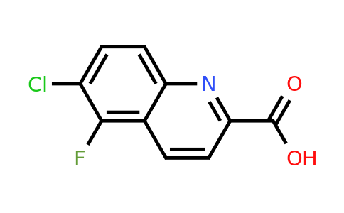 CAS 2250242-64-7 | 6-chloro-5-fluoro-quinoline-2-carboxylic acid
