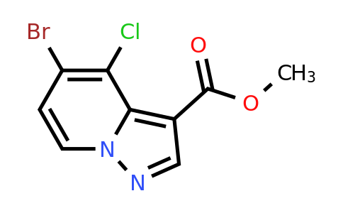 CAS 2250242-68-1 | methyl 5-bromo-4-chloro-pyrazolo[1,5-a]pyridine-3-carboxylate
