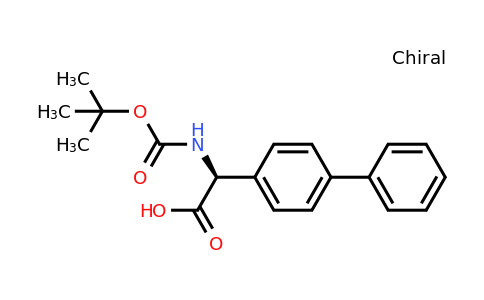 CAS 225517-19-1 | (2S)-2-[(Tert-butoxy)carbonylamino]-2-(4-phenylphenyl)acetic acid
