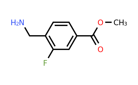CAS 225528-27-8 | Methyl 4-(aminomethyl)-3-fluorobenzoate