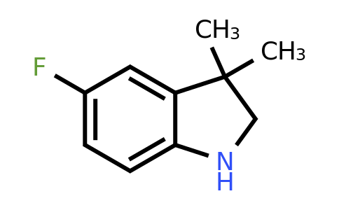CAS 225642-33-1 | 5-fluoro-3,3-dimethylindoline