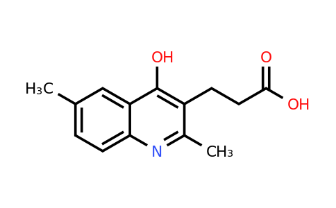 CAS 22609-24-1 | 3-(4-Hydroxy-2,6-dimethylquinolin-3-yl)propanoic acid