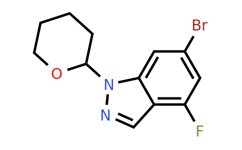 CAS 2271323-35-2 | 6-bromo-4-fluoro-1-tetrahydropyran-2-yl-indazole
