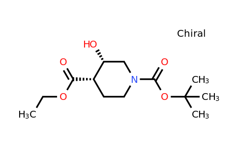 CAS 2271349-56-3 | O1-tert-butyl O4-ethyl (3S,4S)-3-hydroxypiperidine-1,4-dicarboxylate