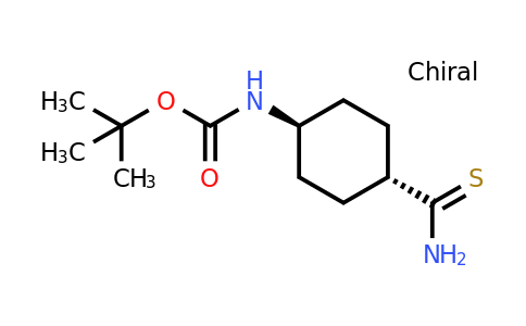 CAS 2272077-90-2 | tert-butyl trans-N-(4-carbamothioylcyclohexyl)carbamate