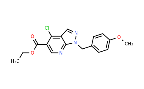CAS 227617-16-5 | 4-Chloro-1-(4-methoxy-benzyl)-1H-pyrazolo[3,4-b]pyridine-5-carboxylic acid ethyl ester