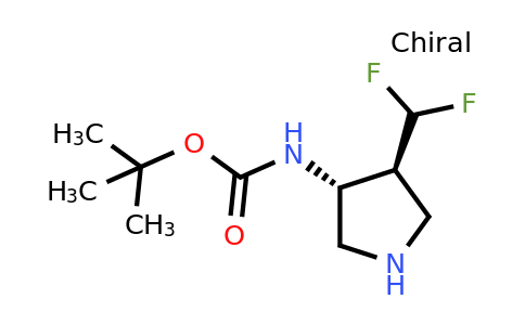 CAS 2278296-49-2 | tert-butyl N-[(3R,4S)-4-(difluoromethyl)pyrrolidin-3-yl]carbamate