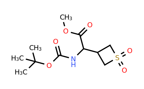 CAS 2279126-47-3 | methyl 2-(tert-butoxycarbonylamino)-2-(1,1-dioxothietan-3-yl)acetate