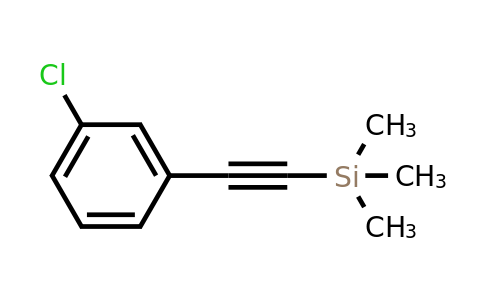 CAS 227936-62-1 | [2-(3-chlorophenyl)ethynyl]trimethylsilane