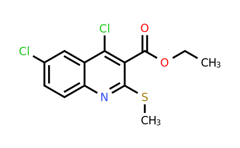 CAS 227958-96-5 | Ethyl 4,6-dichloro-2-(methylthio)quinoline-3-carboxylate