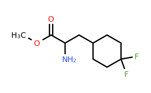 CAS 2279581-18-7 | methyl 2-amino-3-(4,4-difluorocyclohexyl)propanoate