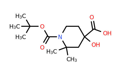 CAS 2279659-47-9 | 1-tert-butoxycarbonyl-4-hydroxy-2,2-dimethyl-piperidine-4-carboxylic acid