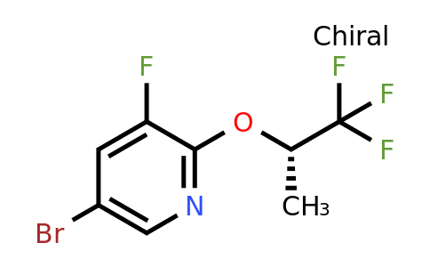 CAS 2281841-14-1 | 5-bromo-3-fluoro-2-[(1S)-2,2,2-trifluoro-1-methyl-ethoxy]pyridine
