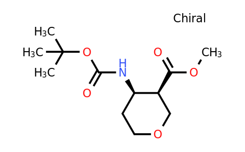 CAS 2281846-51-1 | methyl (3R,4R)-4-(tert-butoxycarbonylamino)tetrahydropyran-3-carboxylate