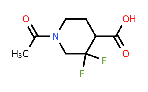 CAS 2286305-37-9 | 1-acetyl-3,3-difluoropiperidine-4-carboxylic acid
