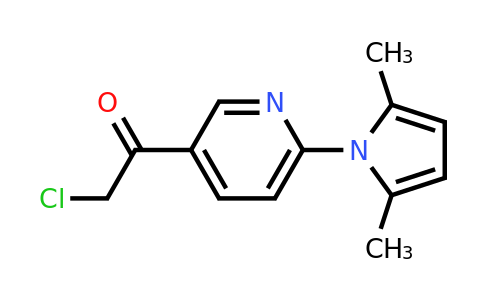 CAS 228710-83-6 | 2-Chloro-1-(6-(2,5-dimethyl-1H-pyrrol-1-yl)pyridin-3-yl)ethanone