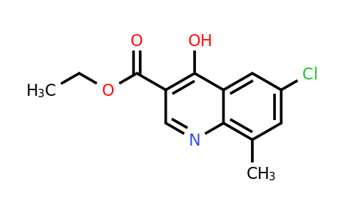 CAS 228728-86-7 | 6-Chloro-4-hydroxy-8-methylquinoline-3-carboxylic ethyl ester