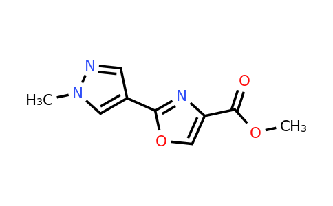 CAS 2287323-06-0 | methyl 2-(1-methyl-1H-pyrazol-4-yl)-1,3-oxazole-4-carboxylate