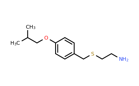 CAS 22876-74-0 | 2-((4-Isobutoxybenzyl)thio)ethanamine