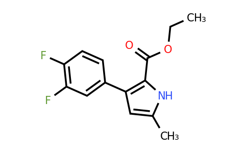CAS 2288710-15-4 | Ethyl 3-(3,4-difluorophenyl)-5-methyl-1H-pyrrole-2-carboxylate