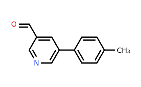 CAS 229008-16-6 | 5-P-Tolylpyridine-3-carbaldehyde