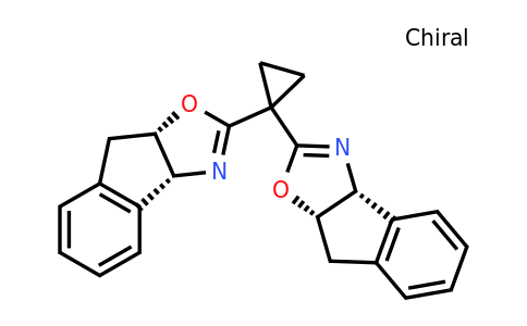 CAS 229184-98-9 | (3aR,3a'R,8aS,8a'S)-2,2'-(Cyclopropane-1,1-diyl)bis(8,8a-dihydro-3aH-indeno[1,2-d]oxazole)