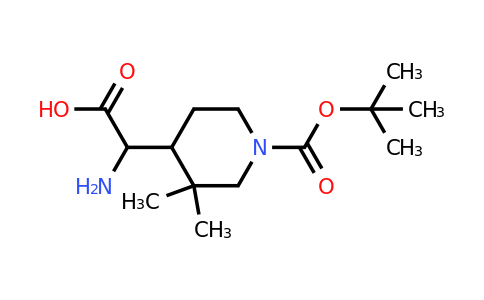 CAS 2292379-03-2 | 2-amino-2-(1-tert-butoxycarbonyl-3,3-dimethyl-4-piperidyl)acetic acid