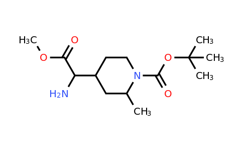 CAS 2293098-67-4 | tert-butyl 4-(1-amino-2-methoxy-2-oxo-ethyl)-2-methyl-piperidine-1-carboxylate