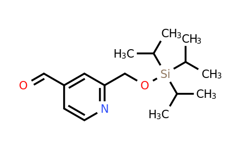 CAS 2294972-75-9 | 2-(triisopropylsilyloxymethyl)pyridine-4-carbaldehyde