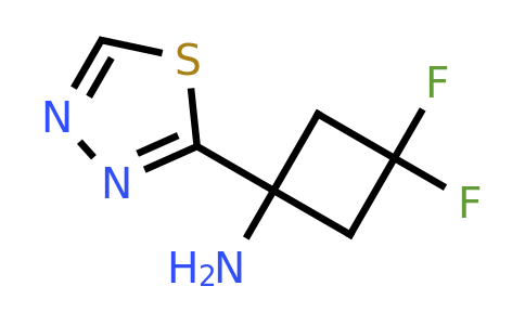 CAS 2296010-90-5 | 3,3-difluoro-1-(1,3,4-thiadiazol-2-yl)cyclobutanamine