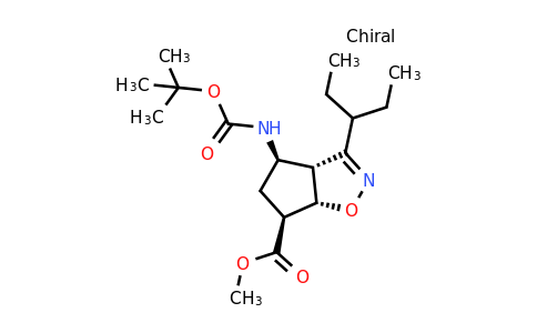 CAS 229613-93-8 | (3aR,4R,6S,6aS)-Methyl 4-((tert-butoxycarbonyl)amino)-3-(pentan-3-yl)-4,5,6,6a-tetrahydro-3aH-cyclopenta[d]isoxazole-6-carboxylate