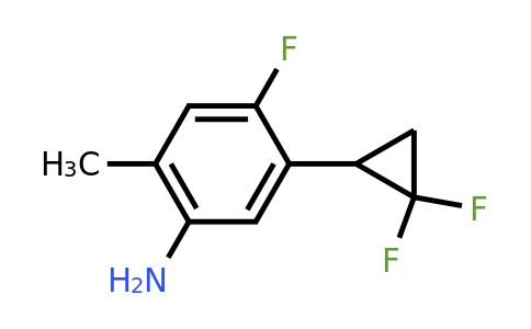 CAS 2298725-66-1 | 5-(2,2-difluorocyclopropyl)-4-fluoro-2-methylaniline