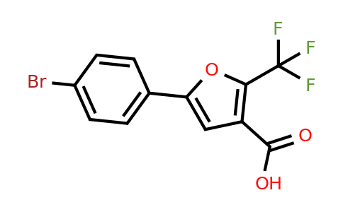 CAS 229957-02-2 | 5-(4-Bromophenyl)-2-(trifluoromethyl)-3-furoic acid