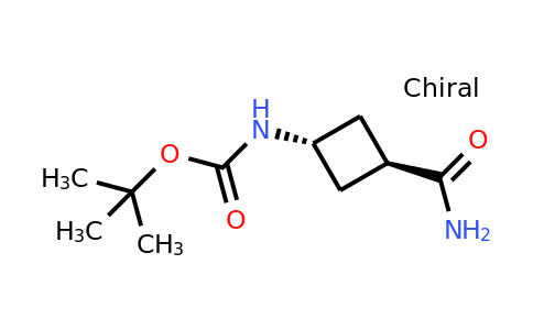 CAS 2301086-24-6 | tert-butyl trans-N-(3-carbamoylcyclobutyl)carbamate