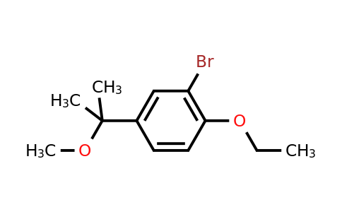 CAS 2301948-20-7 | 2-bromo-1-ethoxy-4-(1-methoxy-1-methyl-ethyl)benzene