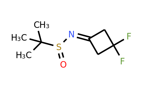 CAS 2302976-59-4 | N-(3,3-difluorocyclobutylidene)-2-methyl-propane-2-sulfinamide