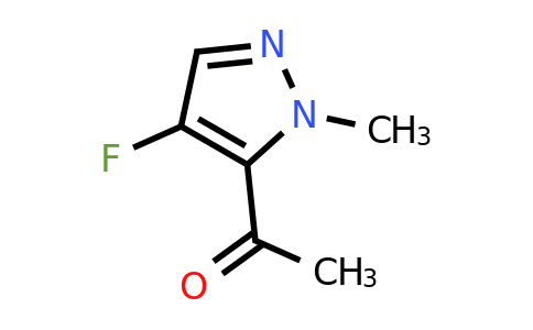 CAS 2303288-46-0 | 1-(4-fluoro-2-methyl-pyrazol-3-yl)ethanone