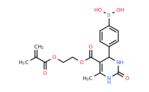 CAS 2303477-67-8 | (4-(5-((2-(Methacryloyloxy)ethoxy)carbonyl)-6-methyl-2-oxo-1,2,3,4-tetrahydropyrimidin-4-yl)phenyl)boronic acid