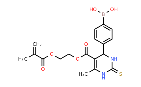 CAS 2303477-68-9 | (4-(5-((2-(Methacryloyloxy)ethoxy)carbonyl)-6-methyl-2-thioxo-1,2,3,4-tetrahydropyrimidin-4-yl)phenyl)boronic acid